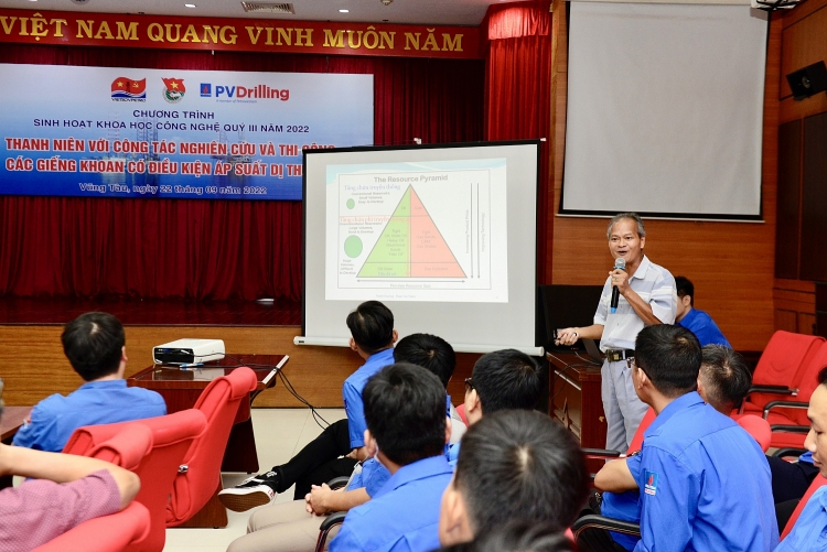 Tuổi trẻ Vietsovpetro và PV Drilling tổ chức sinh hoạt khoa học công nghệ quý III năm 2022