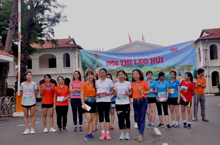 Ban Nữ công Vietsovpetro tổ chức hội thi “Leo núi vì sức khỏe cộng đồng năm 2020