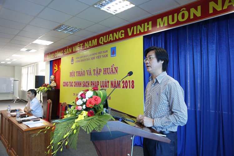 cong doan dau khi to chuc hoi thao tap huan chinh sach phap luat