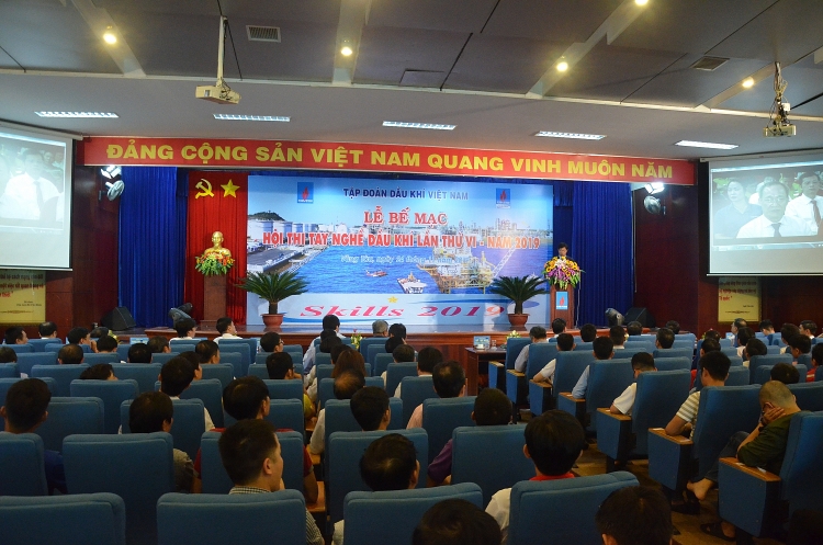 Bế mạc và trao giải Hội thi tay nghề Dầu khí lần thứ VI năm 2019 be mac va trao giai hoi thi tay nghe dau khi lan thu vi nam 2019