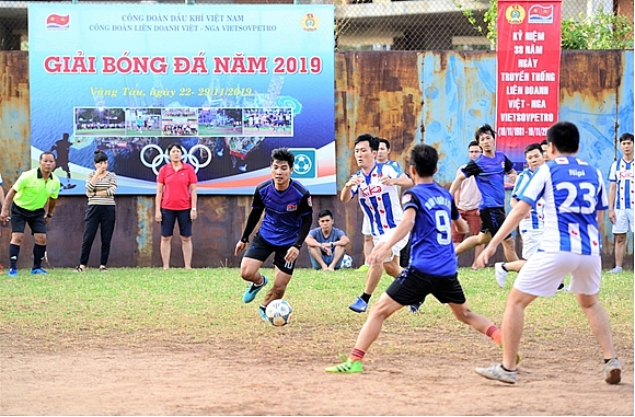 Vietsovpetro tổ chức thành công Giải bóng đá Nam năm 2019 vietsovpetro to chuc thanh cong giai bong da nam nam 2019