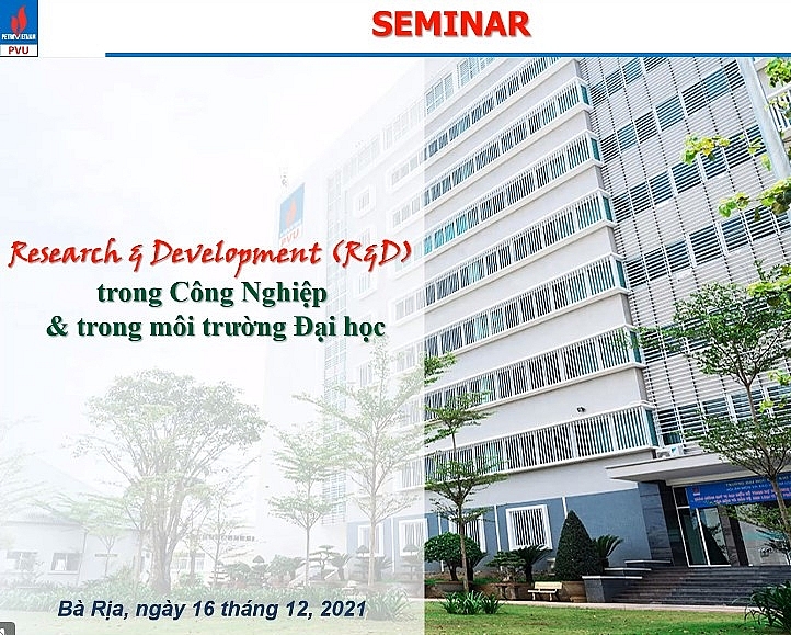 PVU tổ chức buổi nói chuyện chuyên đề công tác nghiên cứu và phát triển trong công nghiệp và môi trường đại học