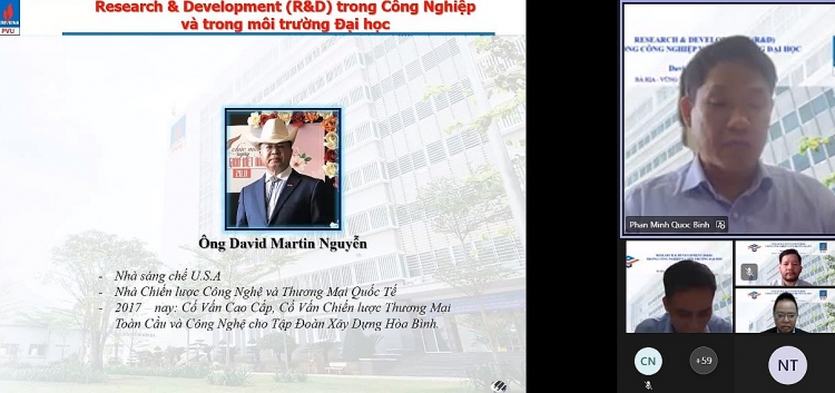 PVU tổ chức buổi nói chuyện chuyên đề công tác nghiên cứu và phát triển trong công nghiệp và môi trường đại học