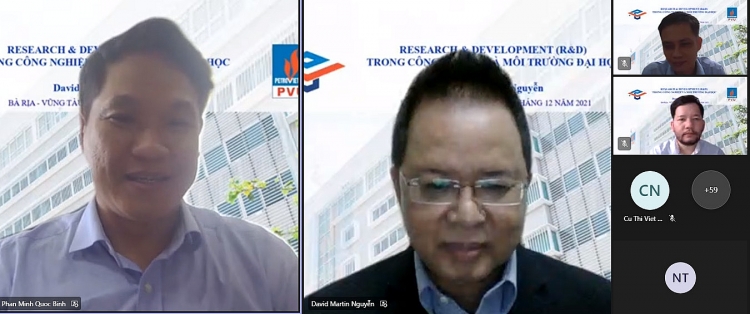 PVU tổ chức buổi nói chuyện chuyên đề công tác nghiên cứu và phát triển trong công nghiệp và môi trường đại học