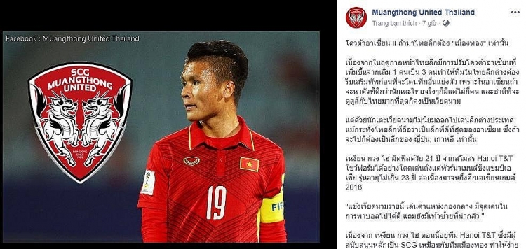 quang hai duoc doi bong thai lan hoi mua tin hieu vui cho bong da viet nam