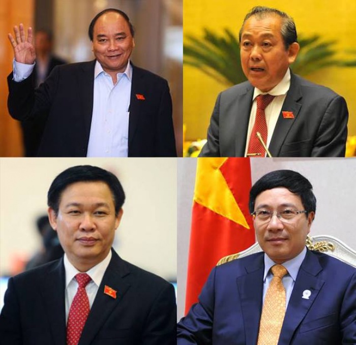 Tỷ lệ phiếu bầu của 17 thành viên Chính phủ trúng cử ĐBQH