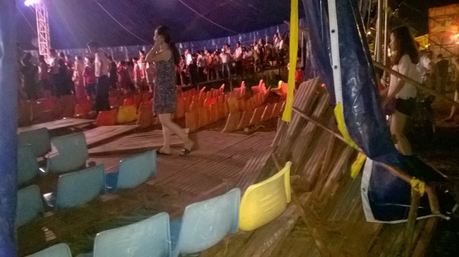 Rạp xiếc lưu động gặp sự cố, người dân chạy tán loạn