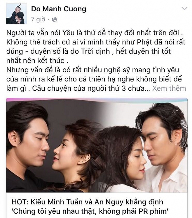 xuat hien lan song tay chay phim cua kieu minh tuan va an nguy