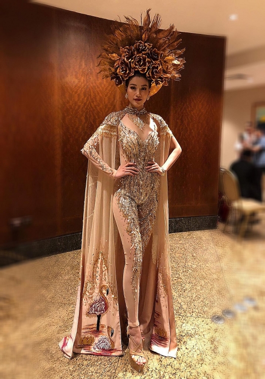 dai dien viet nam doat huy chuong vang trang phuc dan toc tai miss earth 2018