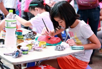 Sáng tạo nghệ thuật mặt nạ cùng “Thằng bờm”