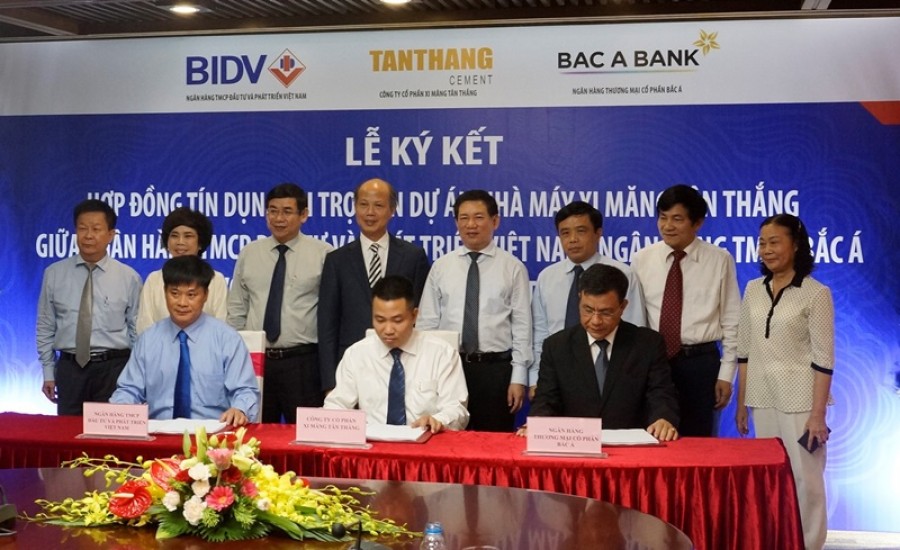 BIDV và BacABank tài trợ vốn dự án xi măng Tân Thắng BIDV và BacABank tài trợ vốn dự án xi măng Tân Thắng