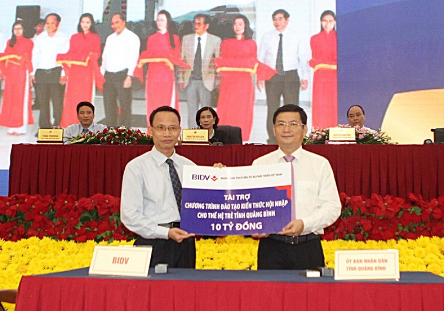 BIDV tài trợ tín dụng nhiều dự án đầu tư vào Quảng Bình BIDV tài trợ tín dụng nhiều dự án đầu tư vào Quảng Bình