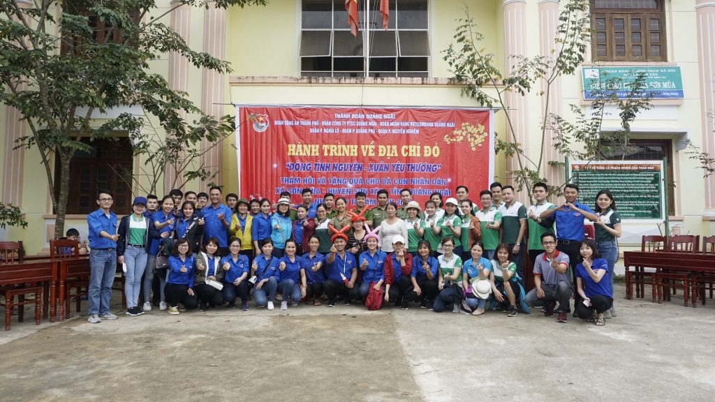 ptsc quang ngai tham gia chuong trinh dong tinh nguyen xuan yeu thuong 2019