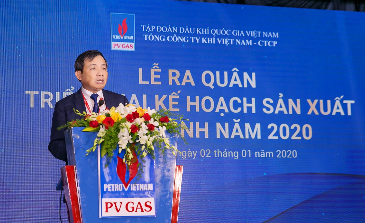 pv gas to chuc le ra quan trien khai ke hoach san xuat kinh doanh nam 2020