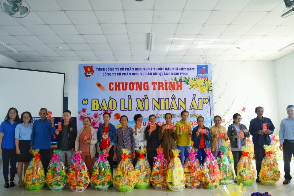 doan thanh nien ptsc quang ngai thuc hien chuong trinh bao li xi nhan ai lan thu 12