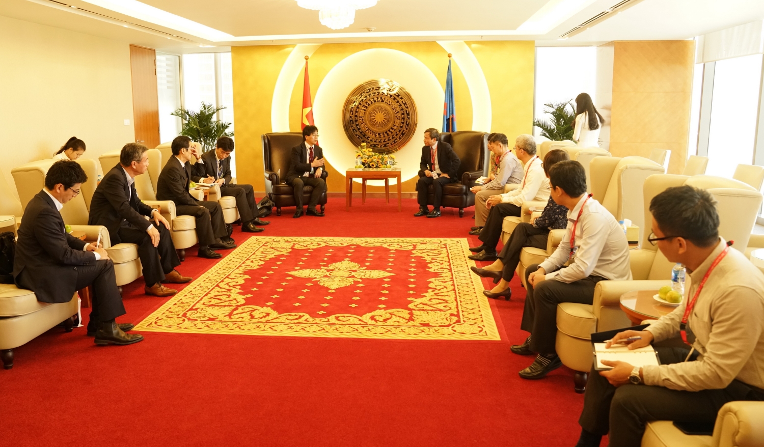 doan dai bieu cap cao tap doan sojitz den tham va lam viec tai pv gas