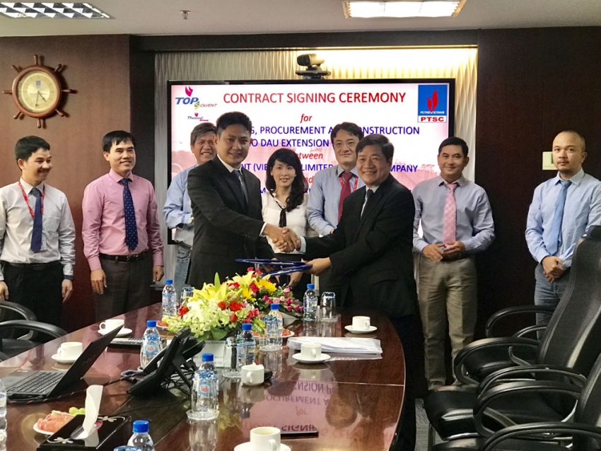 ptsc lam tong thau du an mo rong nha may go dau