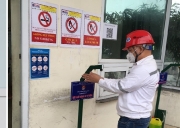 Đoàn Thanh niên PTSC Thanh Hoá chế tạo thành công máy sát khuẩn tay tự động phòng chống Covid - 19