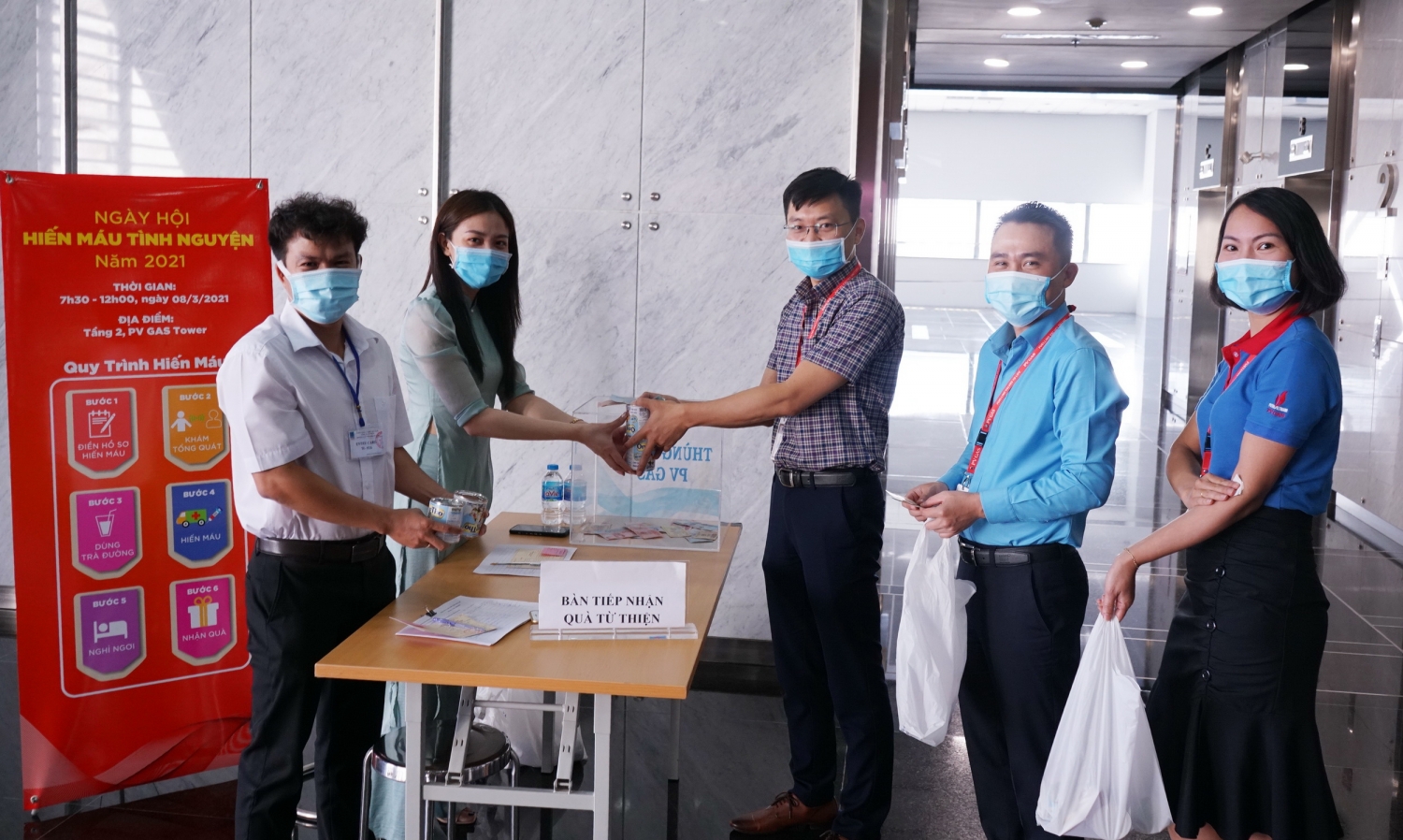 Ngày hội Hiến máu nhân đạo “Nhiệt huyết người Dầu khí” tại PV GAS