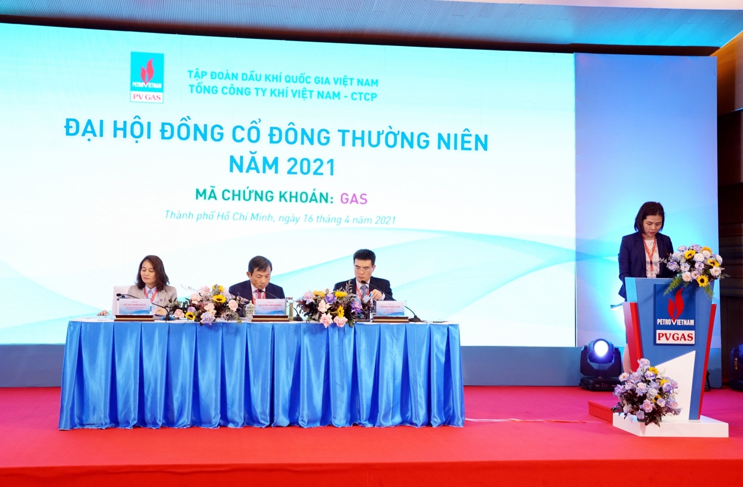 Đại hội đồng cổ đông thường niên năm 2021 PV GAS
