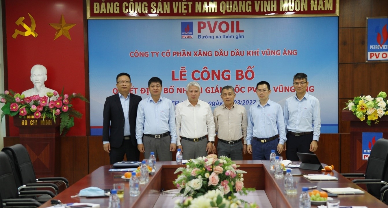 ễ công bố Quyết định bổ nhiệm Giám đốc PVOIL Vũng Áng