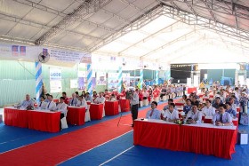 Khởi công dự án thi công chân đế và sàn khoan giàn H5 mỏ Tê Giác Trắng