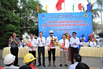 PTSC phát động Tháng công nhân và thi đua tại dự án Sao Vàng - Đại Nguyệt