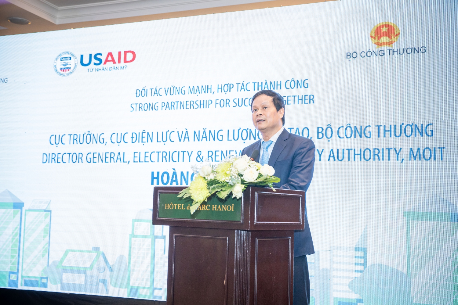 Ông Hoàng Tiến Dũng, Cục trưởng Cục Điện lực và Năng lượng tái tạo (Bộ Công thương)