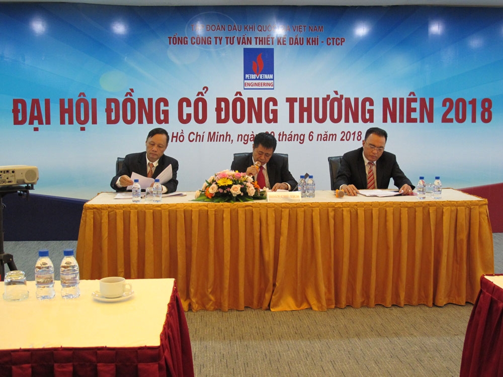 pve to chuc thanh cong dai hoi dong co dong thuong nien 2018