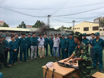 PTSC M&C tổ chức huấn luyện lực lượng tự vệ năm 2019