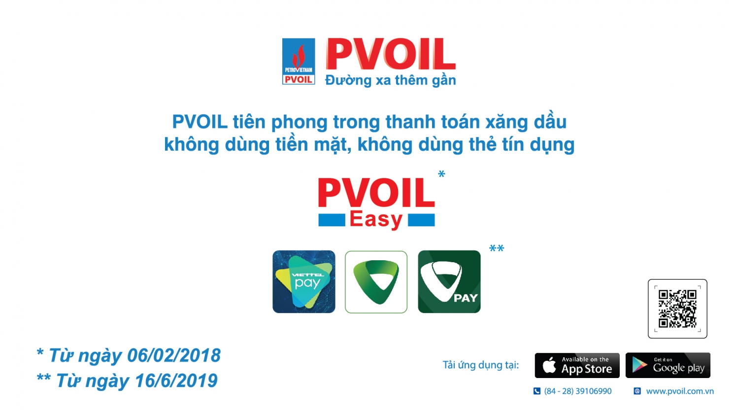 hop tac voi viettel pvoil mo rong thanh toan dien tu cho khach hang mua xang dau