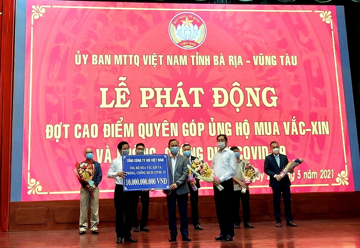 PV GAS đồng hành, ủng hộ các địa phương phòng chống dịch bệnh