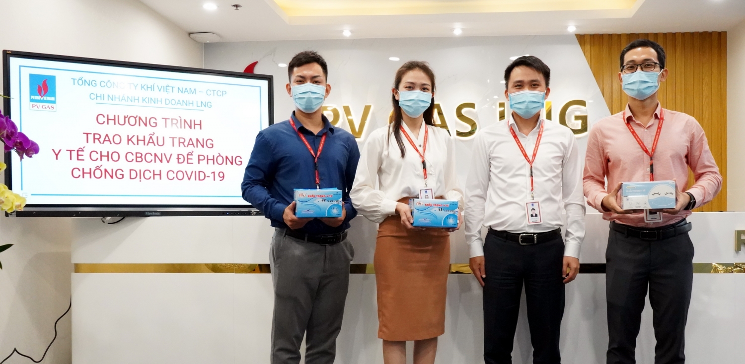 PV GAS chăm lo, hỗ trợ người lao động phòng dịch, bảo vệ sức khỏe
