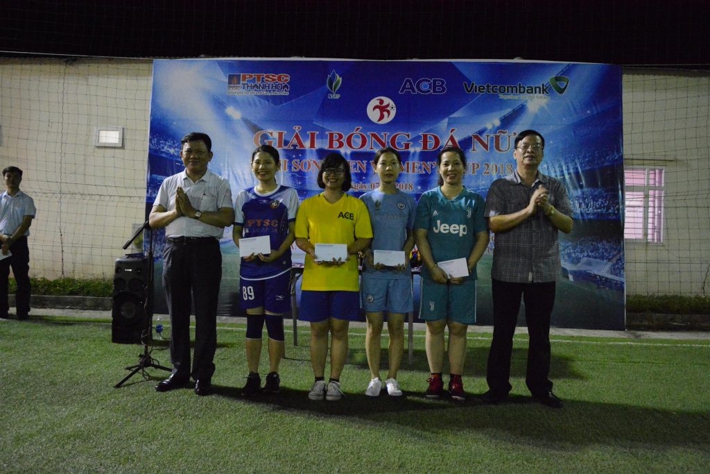 ptsc thanh hoa to chuc giai bong da nu nghi son mo rong lan i nam 2018