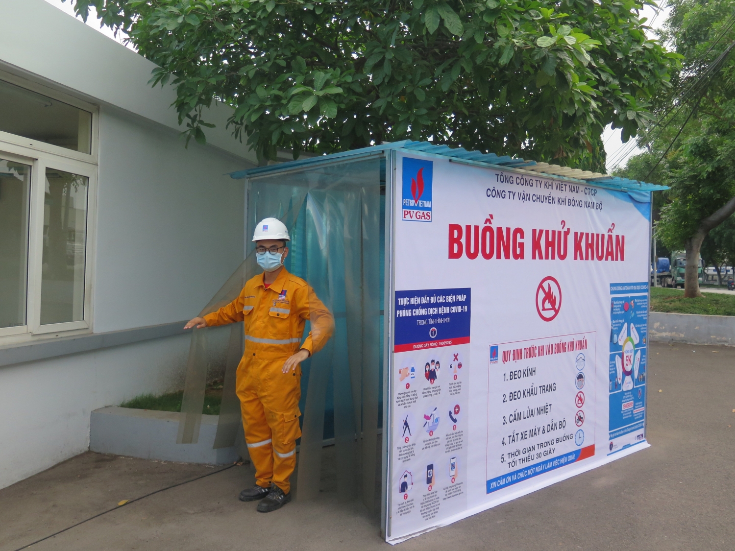 Buồng khử khuẩn do KĐN tự sáng chế và vận hành liên tục hoạt động trong hơn 2 năm qua