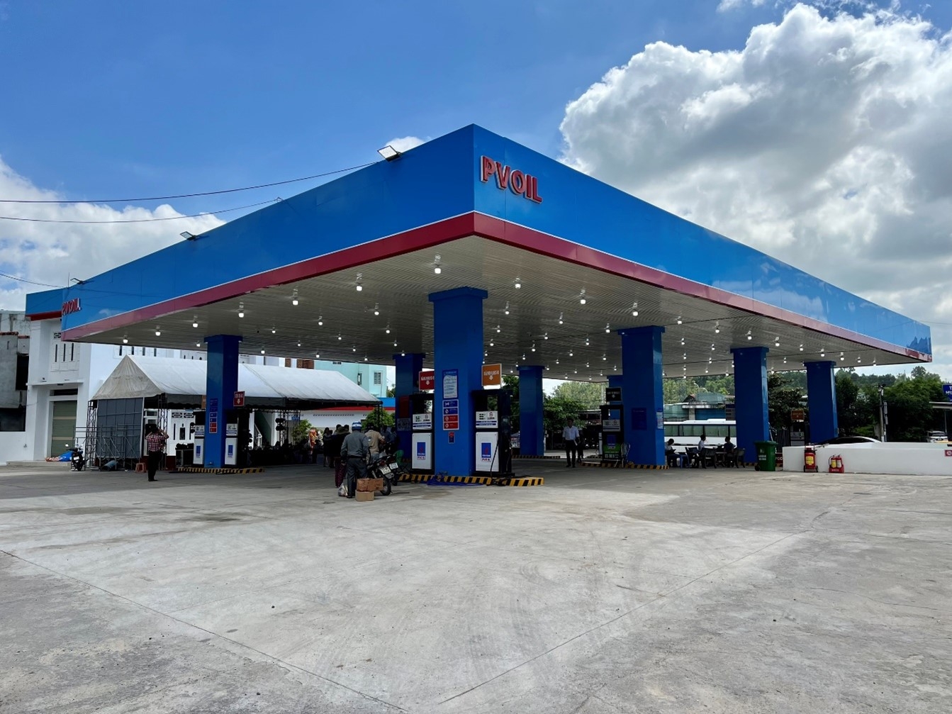 CHXD số 1 PETEC Bình Định tại Quốc lộ 1A, xã Phước Lộc, huyện Tuy Phước, tỉnh Bình Định