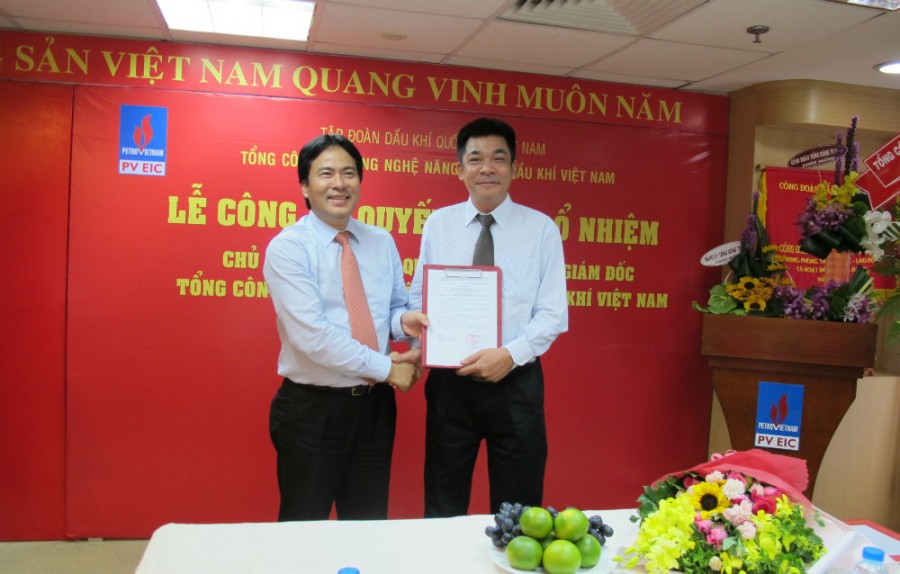 Trao quyết định bổ nhiệm Chủ tịch HĐQT và Tổng giám đốc PV EIC