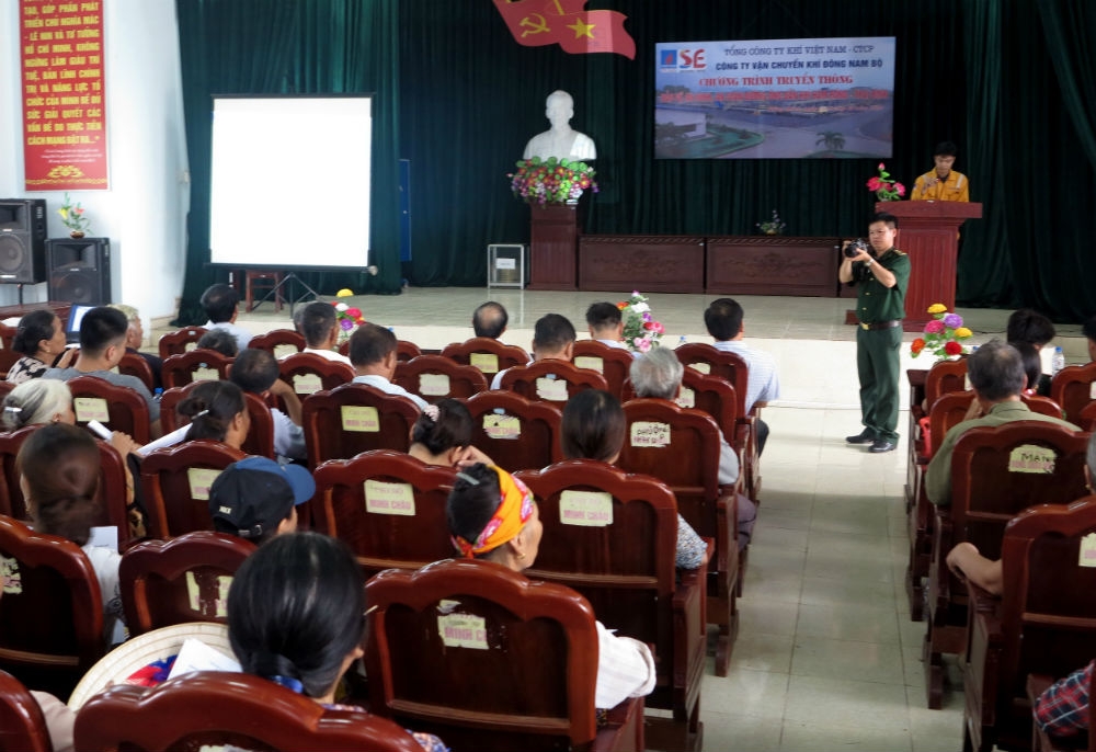 Tuyên truyền bảo đảm an ninh, an toàn công trình dầu khí tại Thái Bình