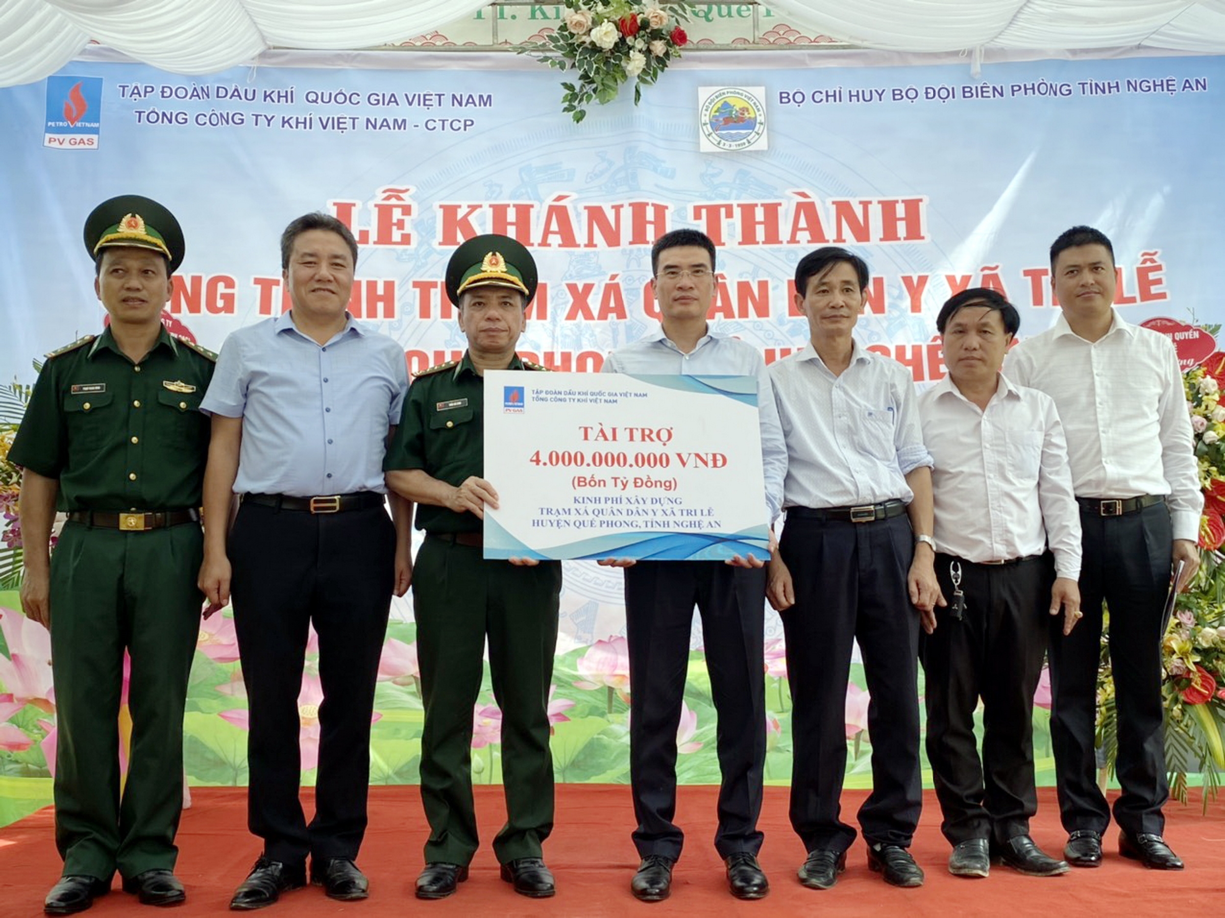 pv gas tai tro 4 ty dong xay dung tram xa quan dan y xa tri le nghe an