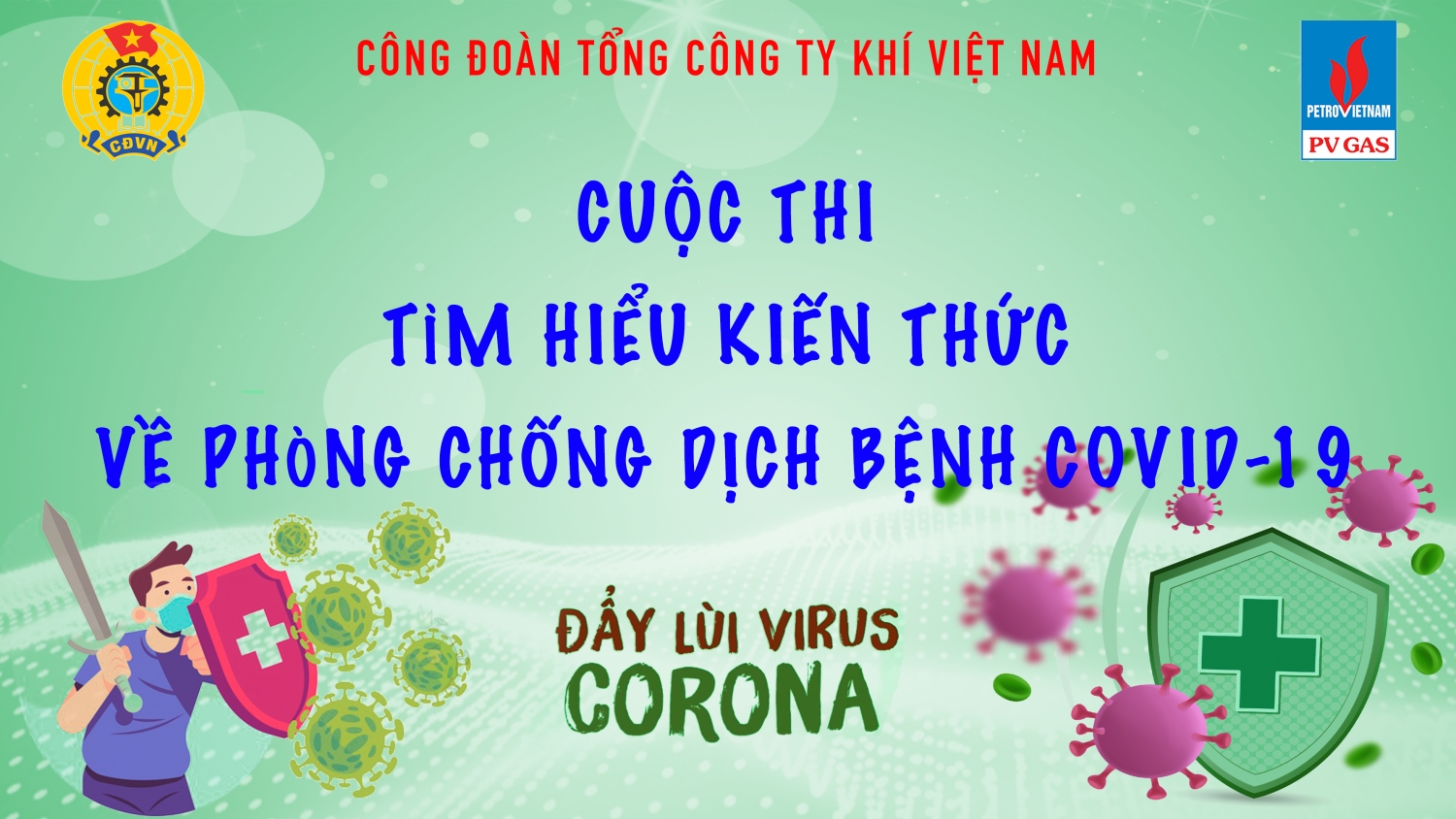 cuộc thi trực tuyến “Tìm hiểu kiến thức về phòng chống dịch bệnh COVID-19”.