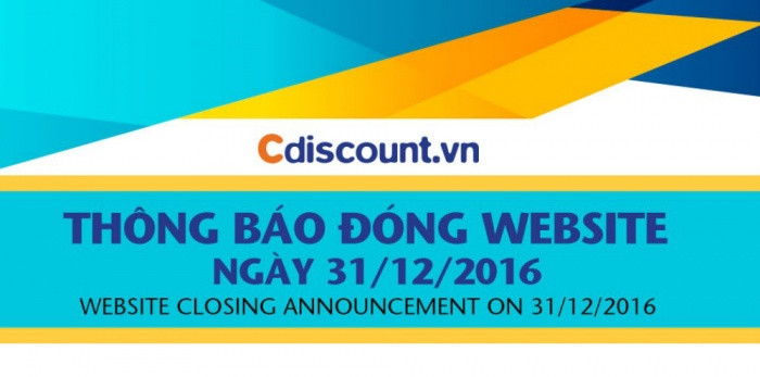 cdiscountvn thong bao ngung hoat dong
