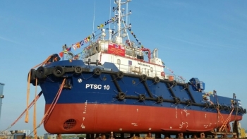 Hạ thủy tàu PTSC 10 và bàn giao tàu PTSC 09