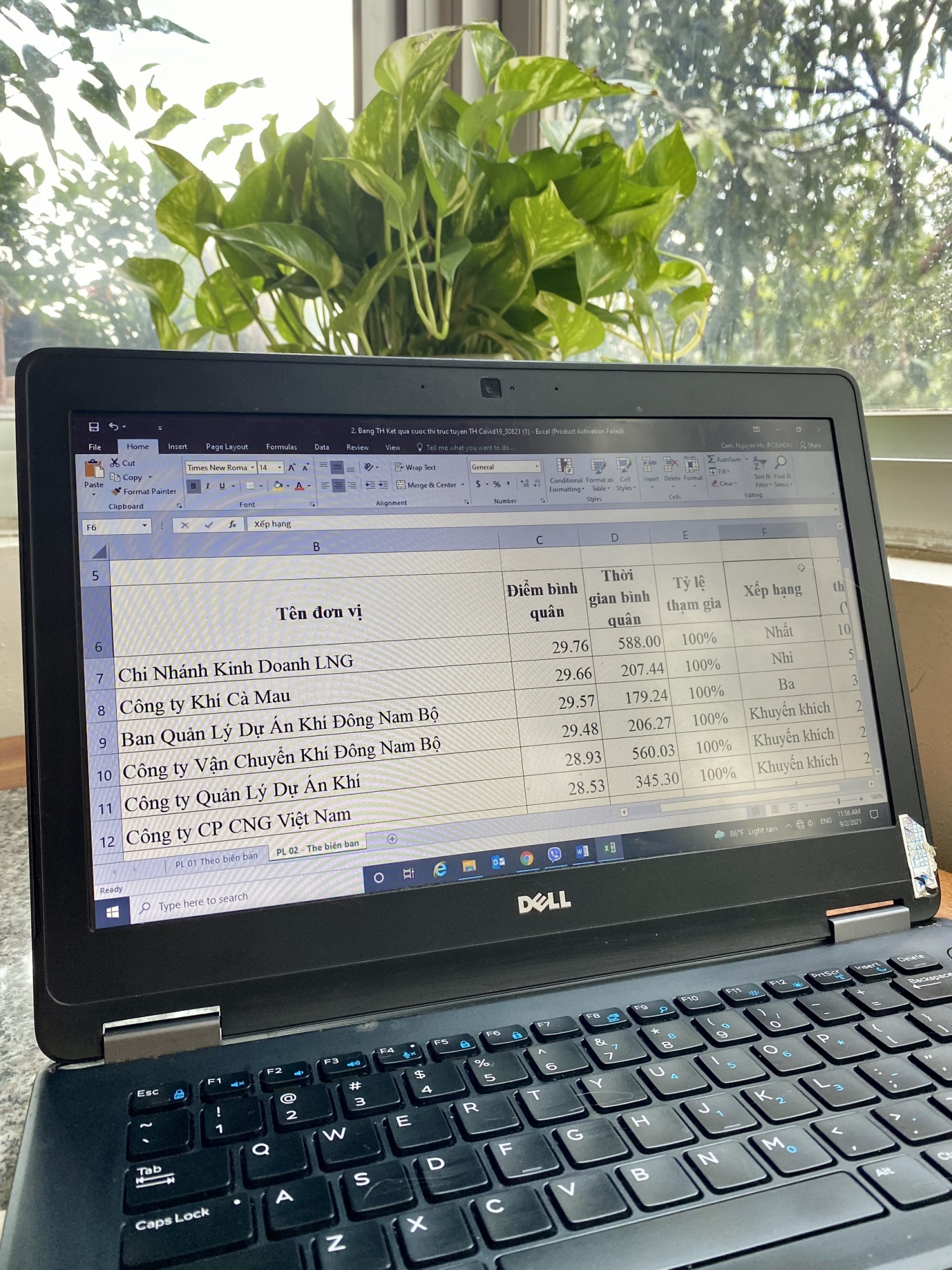 Quyết định và Danh sách đạt giải Cuộc thi được Công đoàn PV GAS công bố online để kịp thời vinh danh trong thời gian giãn cách