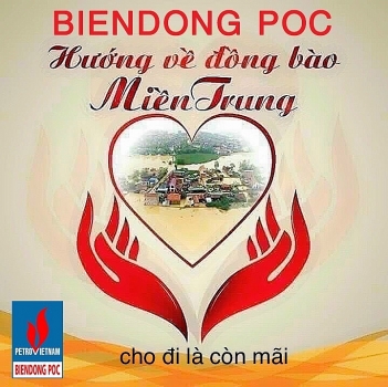 BIENDONG POC chung tay hướng về miền Trung yêu thương