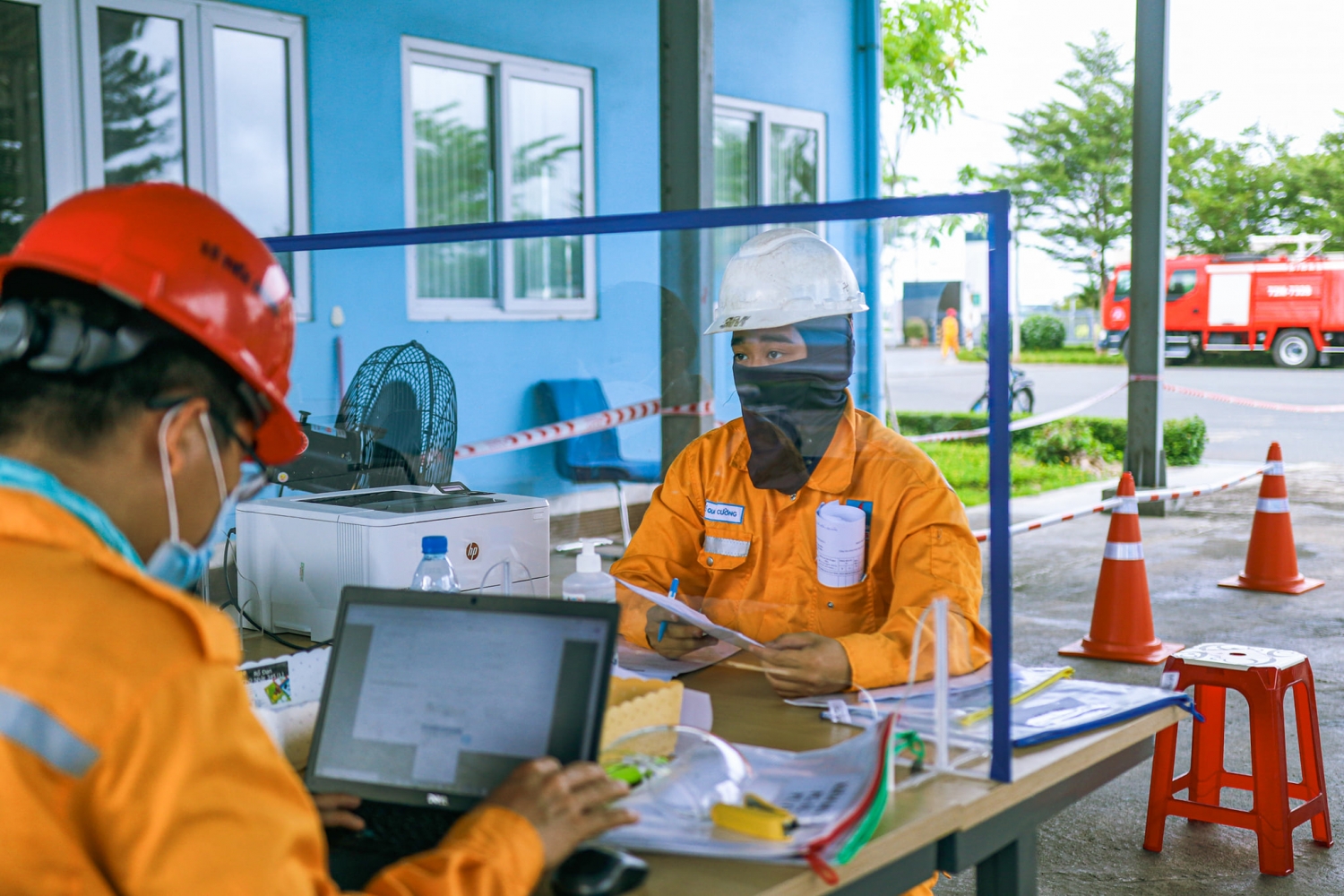 Chùm ảnh: Bảo dưỡng sửa chữa dừng khí GPP Dinh Cố 2021