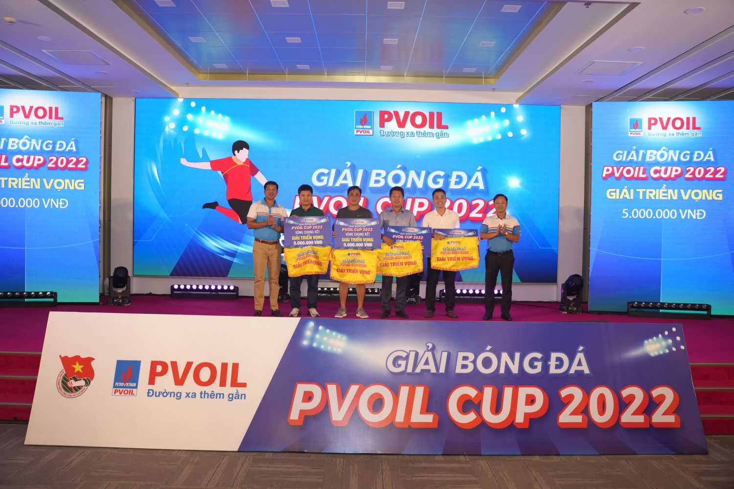 PVOIL Hải Phòng, PVOIL Bình Thuận, liên quân PVOIL Trà Vinh + PVOIL Bạc Liêu, PETEC đạt giải Triển vọng PVOIL Hải Phòng, PVOIL Bình Thuận, liên quân PVOIL Trà Vinh + PVOIL Bạc Liêu, PETEC đạt giải Triển vọng