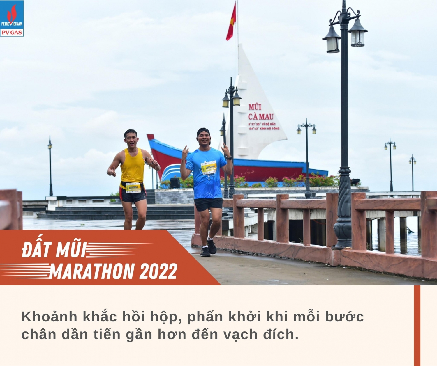 KVT cùng lan tỏa tinh thần chạy bộ tại giải Đất Mũi Marathon Cà Mau 2022 - Cúp Petrovietnam
