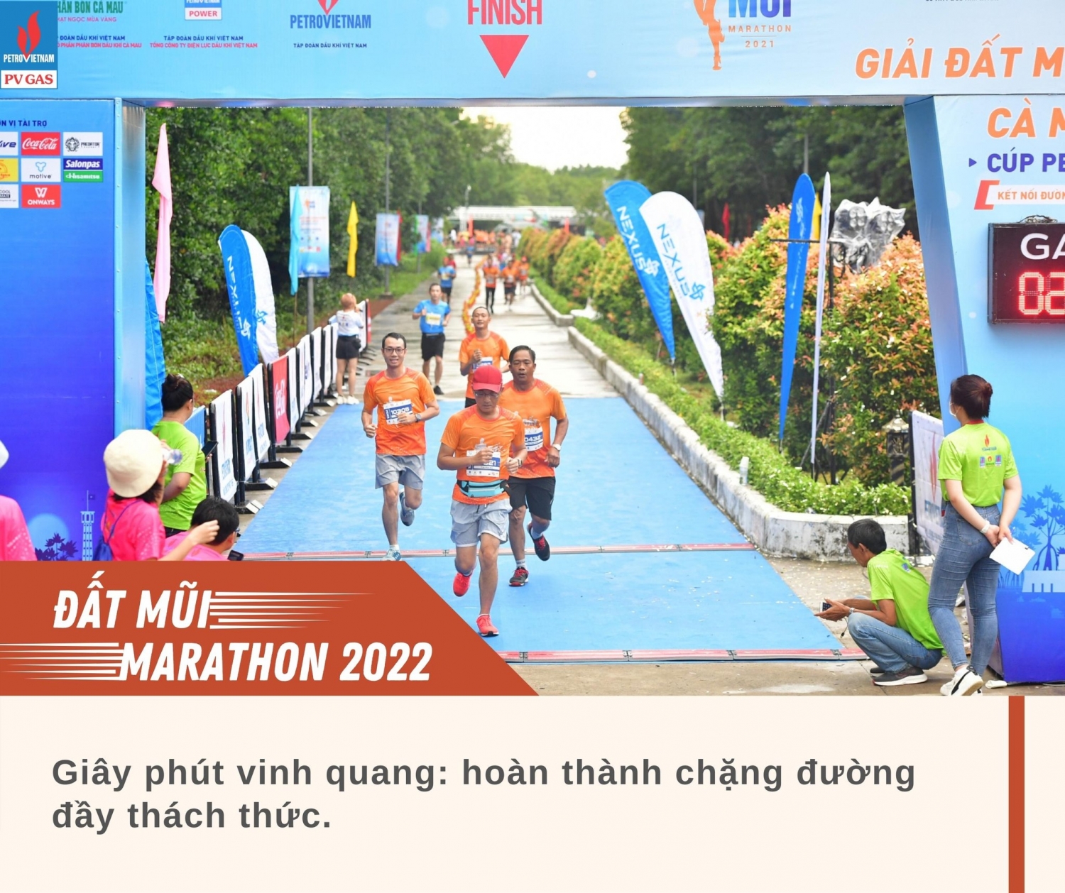 KVT cùng lan tỏa tinh thần chạy bộ tại giải Đất Mũi Marathon Cà Mau 2022 - Cúp Petrovietnam