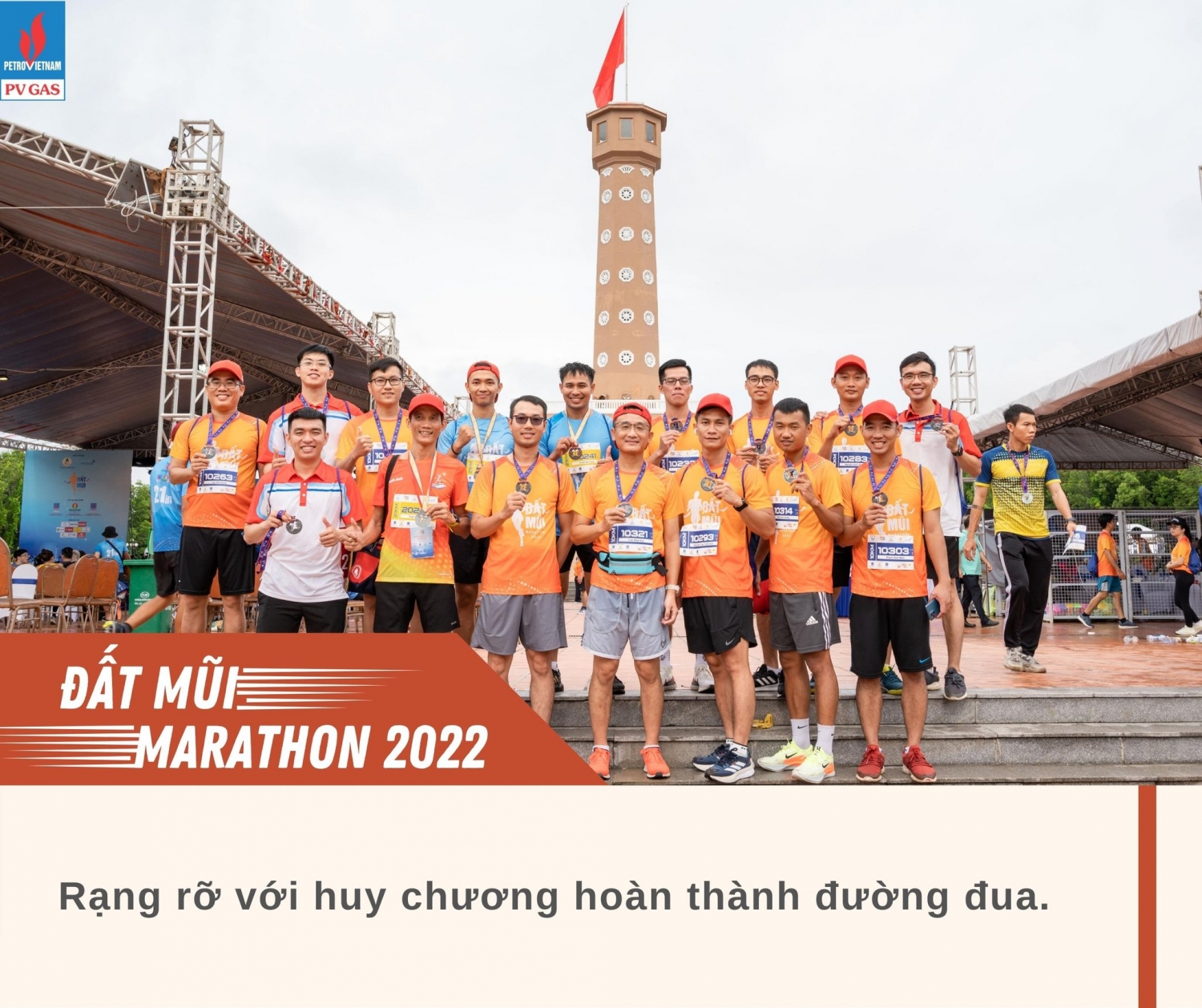 KVT cùng lan tỏa tinh thần chạy bộ tại giải Đất Mũi Marathon Cà Mau 2022 - Cúp Petrovietnam
