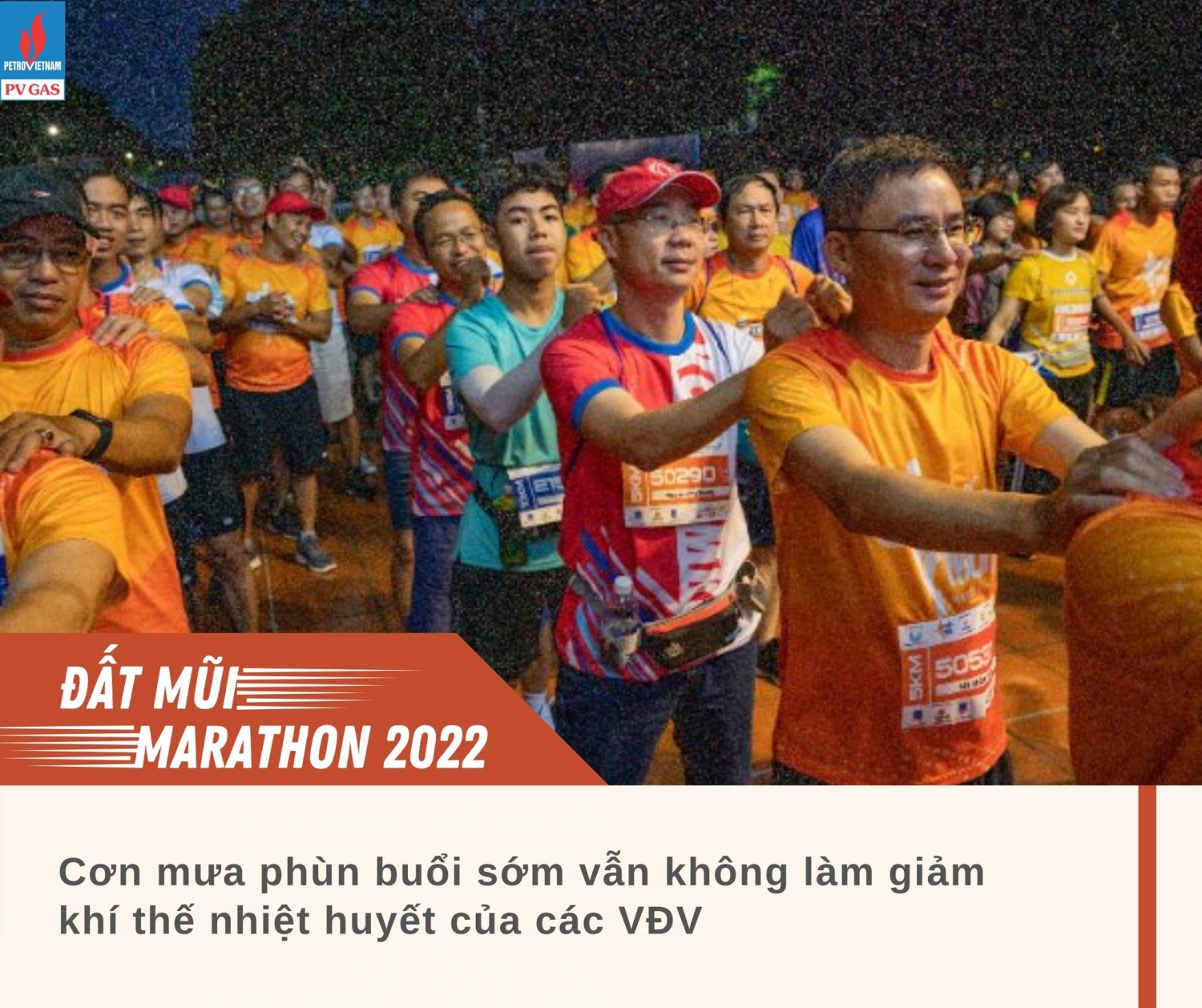 KVT cùng lan tỏa tinh thần chạy bộ tại giải Đất Mũi Marathon Cà Mau 2022 - Cúp Petrovietnam